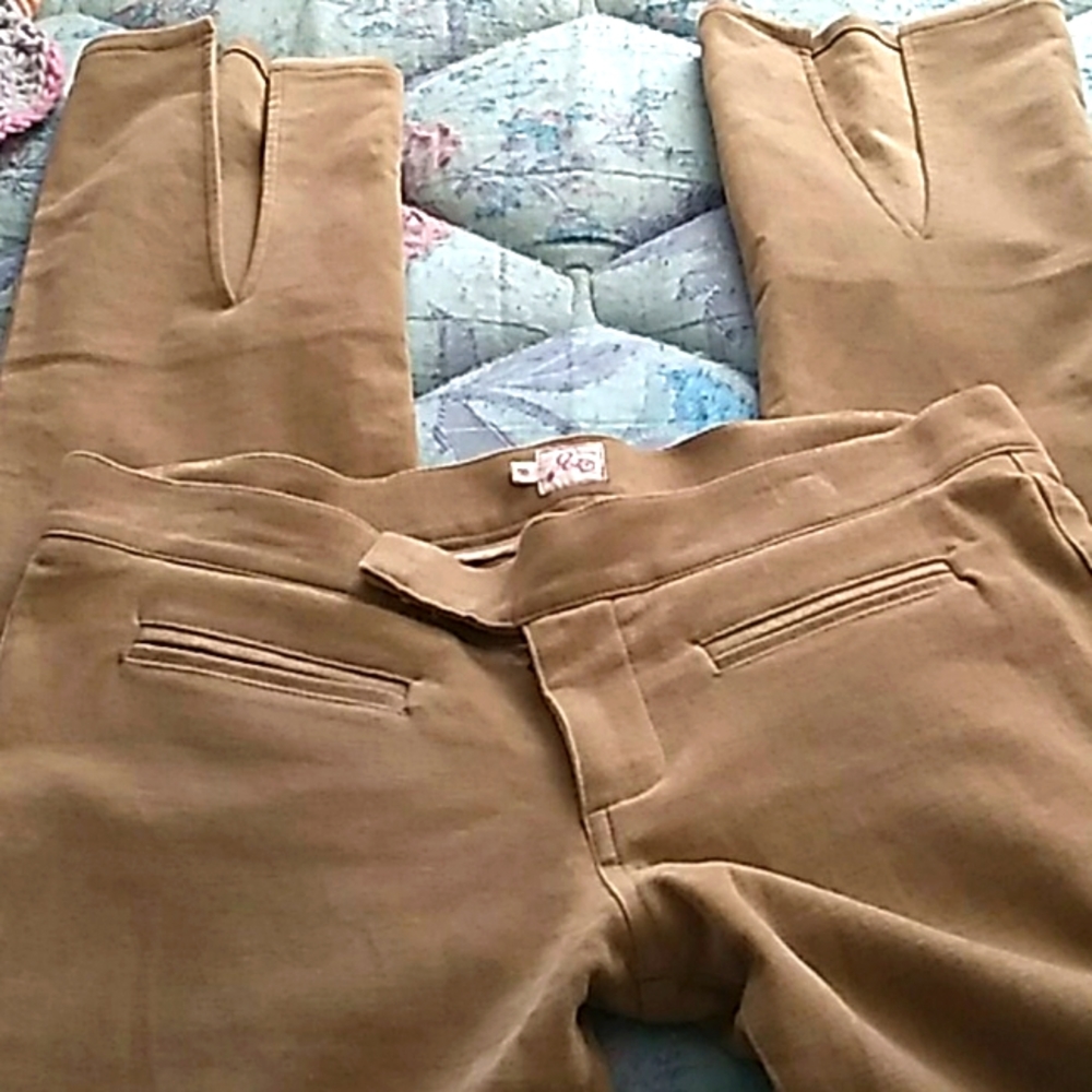 Joie brushed cotton pants 8